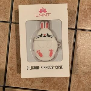 LMNT Bunny Silicone AirPods Case NIB